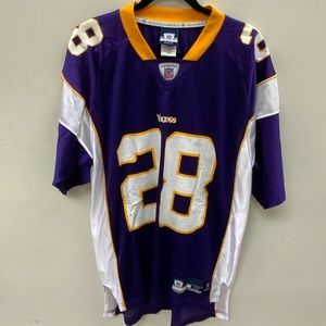 Minnesota Vikings Stitched Jersey Adrian Peterson #28 Reebok NFL Players Sz M
